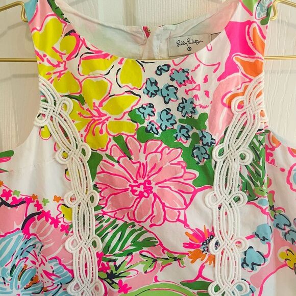 Lilly Pulitzer for Target Pink and Blue Floral Tank Dress - Picture 3 of 12